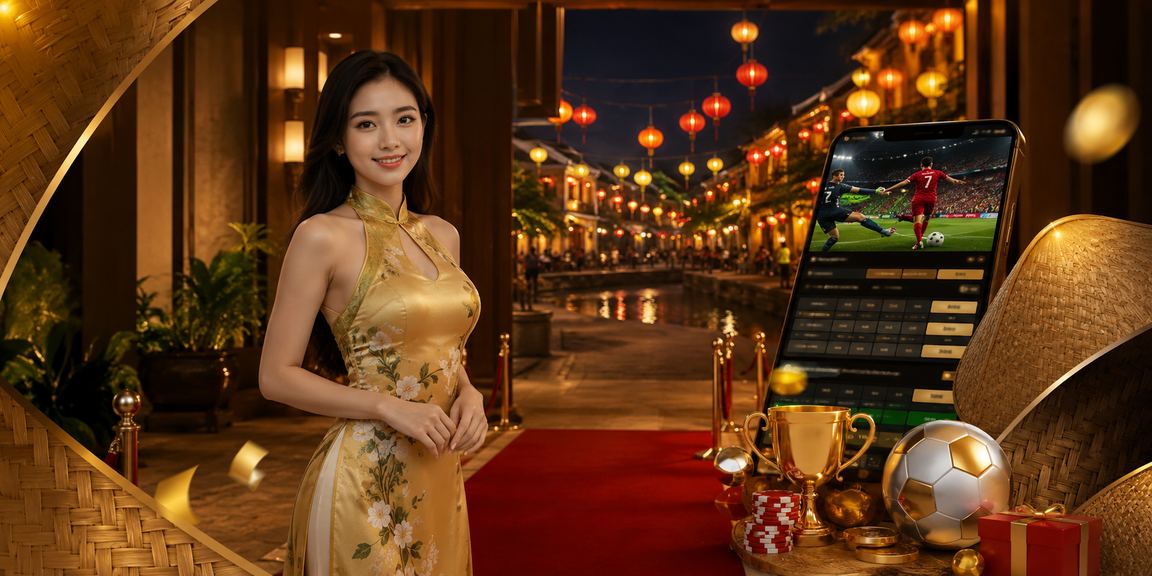 Hội An với nón lá minh họa trải nghiệm casino và thanh toán nội địa